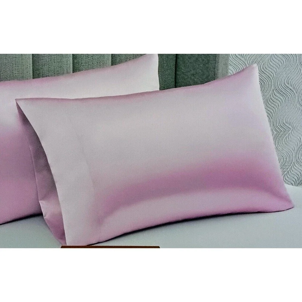 2 Pc Beautyrest Satin Pillowcases PINK KING Silky Therapeutic Hair Skin